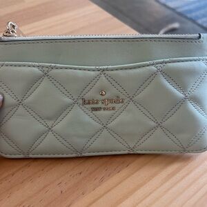 Kate Spade Green Quilted Wallet
